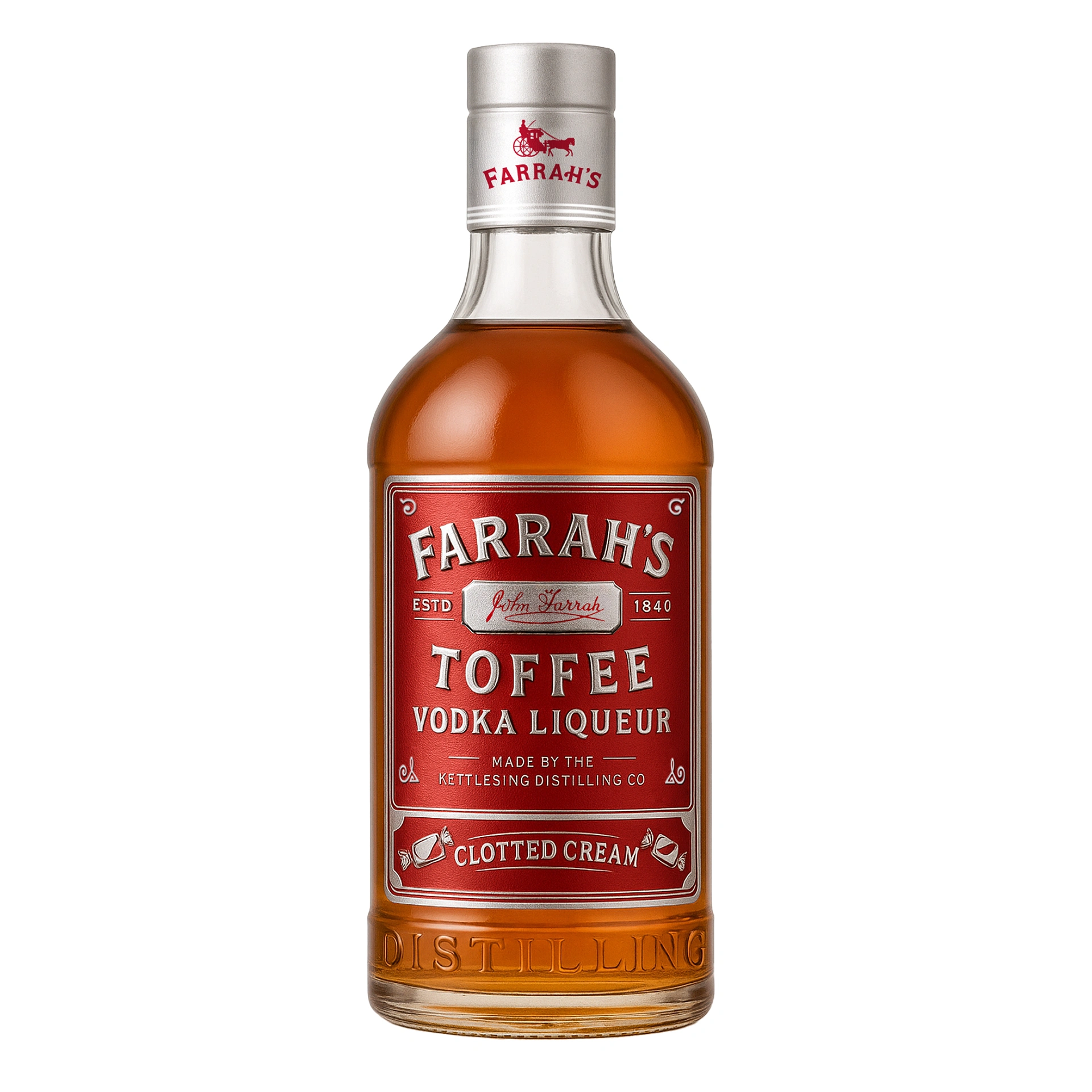 Farrah's Clotted Cream Toffee Vodka Liqueur 50cl